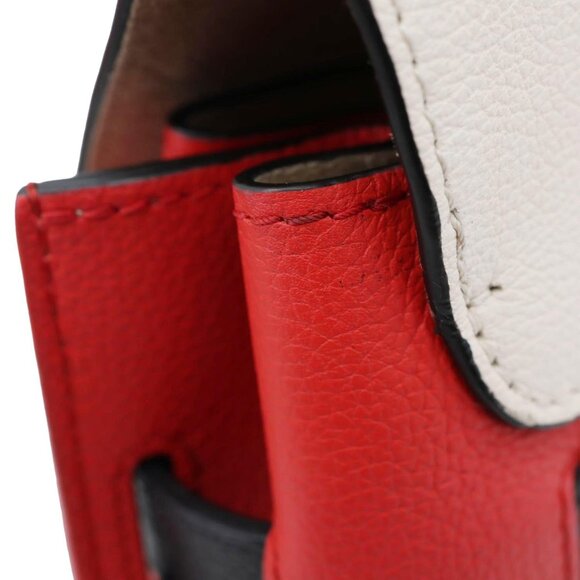 Louis Vuitton  Lockme Ever Leather Crossbody Bag Red - Picture 10 of 14